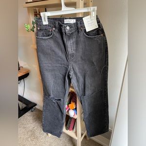 Abercrombie & Fitch 90s straight ultra high denim